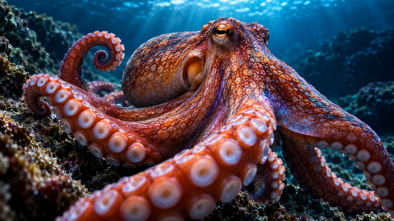 O polvo tem três corações e sangue azulado, mas essas características escondem uma adaptação surpreendente à vida nos oceanos ​