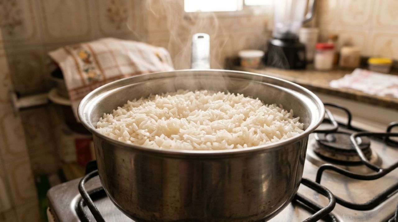 Os cozinheiros concordam: "Para o arroz ficar soltinho e sem grudar, não mexa durante o cozimento, mas mantenha a panela tampada e deixe descansar por 5 minutos após desligar o fogo”