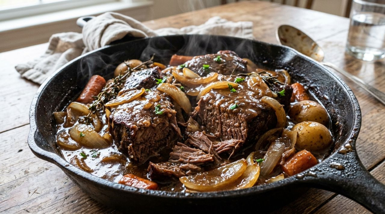 Carne de panela macia e com molho encorpado: o segredo não está em cozinhar por mais tempo, mas em uma etapa antes de colocar o caldo