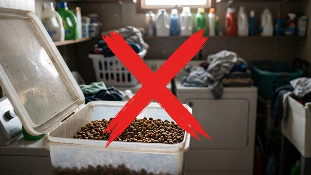 Deixar o pote de ração do seu pet aberto na cozinha ou lavanderia esconde uma ameaça silenciosa que afeta a saúde do animal