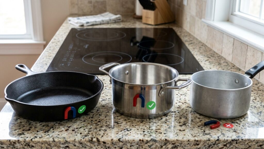 Morador instala um cooktop de indução para modernizar a cozinha e descobre que as panelas que usava há anos simplesmente não funcionam no aparelho