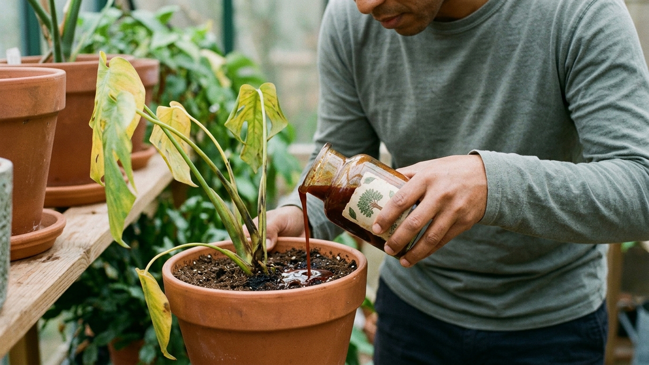 Extrato de casca de jatobá na irrigação: como a alta concentração de resinas naturais combate e estanca a podridão de raízes no vaso