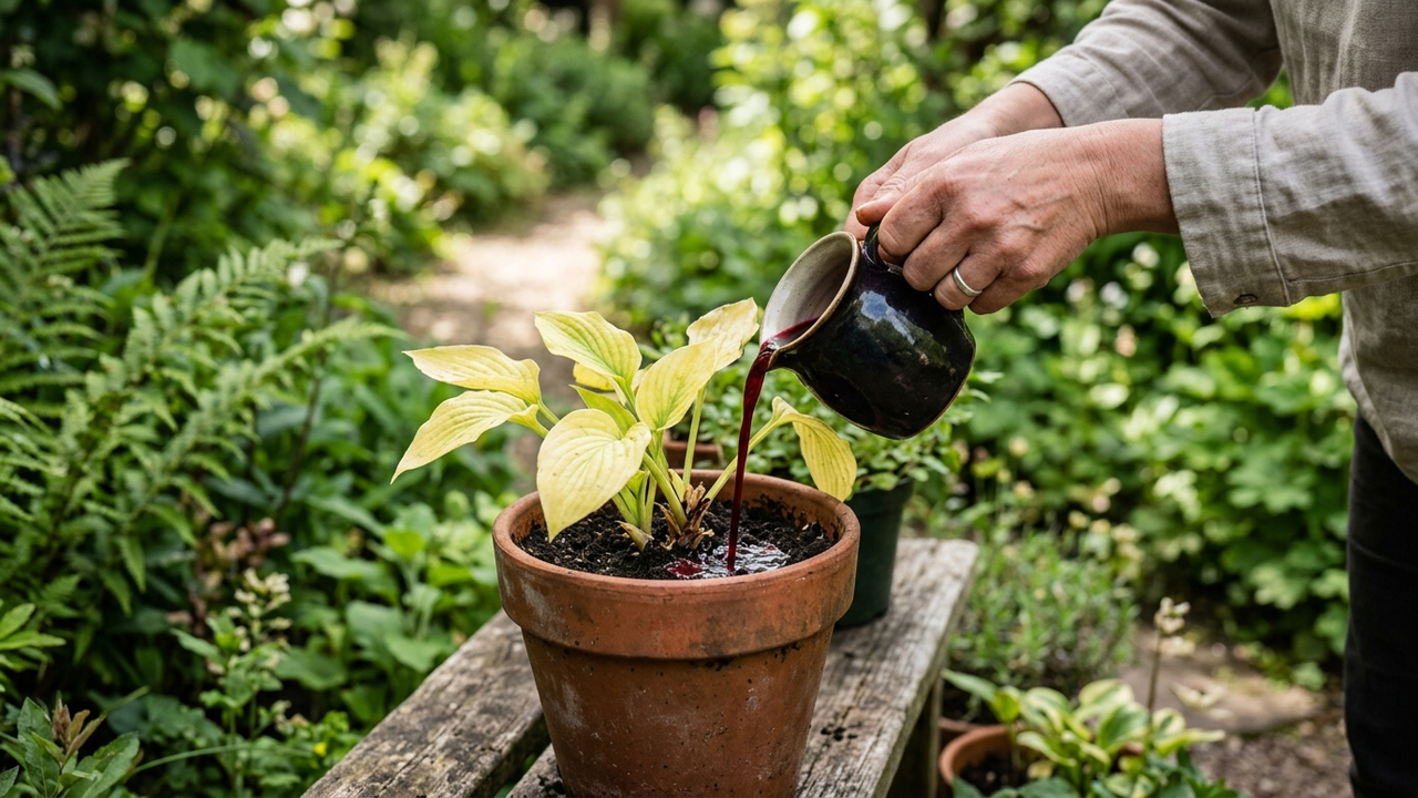 A água de cozinha rica em ferro e minerais que você joga fora e serve para recuperar plantas fracas com folhas amareladas