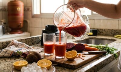 Bater beterraba e cenoura no liquidificador: para que serve e como preparar