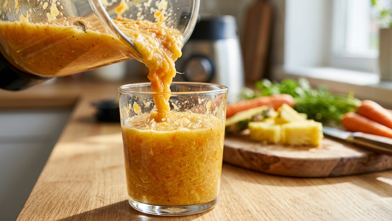 Cenoura e abacaxi no liquidificador: para que serve a mistura e o que as cores dos dois alimentos revelam sobre seus nutrientes
