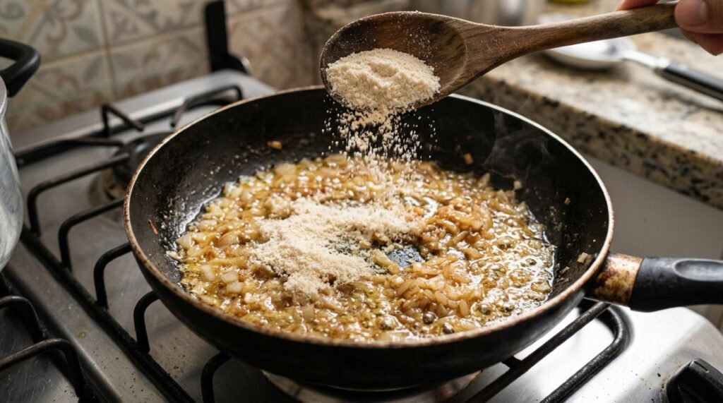 Você prepara farofa do jeito errado: entenda a técnica de acrescentar a farinha aos poucos capaz de transformar uma receita simples em um acompanhamento muito mais saboroso