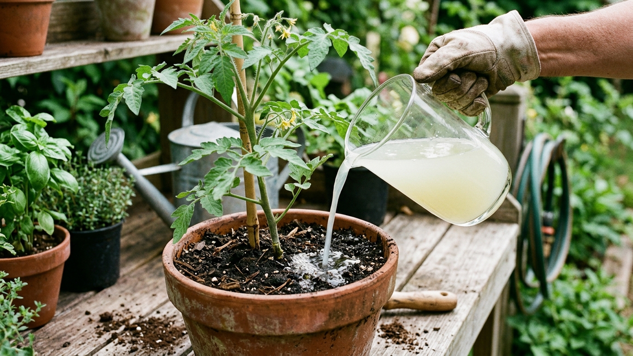 Soro de queijo diluído na rega das plantas: para que serve o líquido residual rico em cálcio e ácido lático para turbinar a terra do vaso