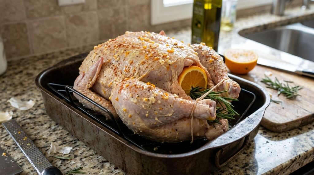 Nem peru, nem tender: o frango assado com laranja e ervas que pode ser a estrela da ceia de Natal gastando muito menos
