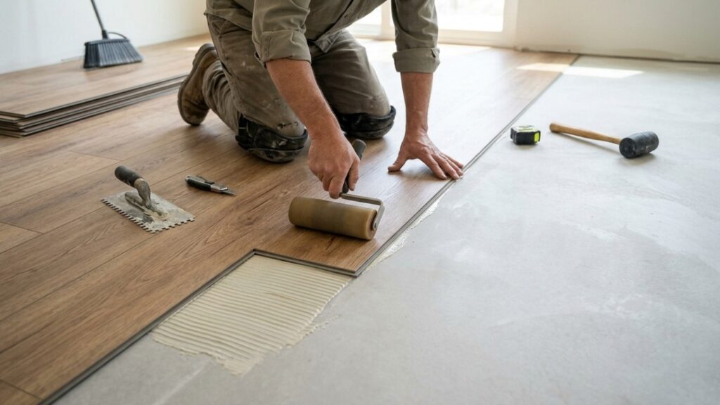 Quanto custa trocar o piso de um quarto de 12 m² em 2026: veja as diferenças de preço entre porcelanato, laminado e vinílico antes de escolher o revestimento
