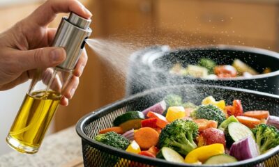 Adeus comida encharcada de gordura: o acessório de cozinha de R$ 25 que borrifa óleo na medida exata na Airfryer