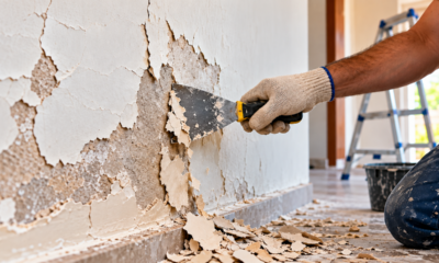 Pintor profissional revela como recuperar paredes descascadas usando preparação correta e selador que ajuda a evitar novas manchas e preservar o acabamento por muito mais tempo