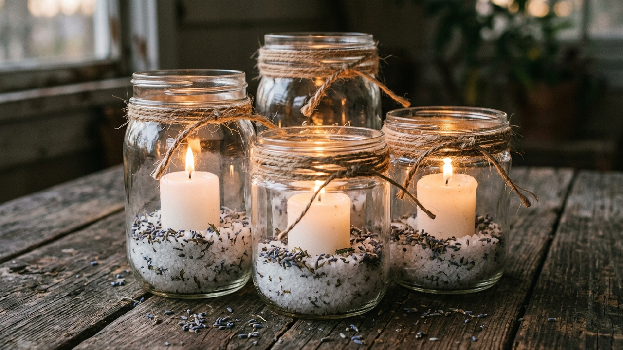 Do lixo ao luxo: como transformar potes de vidro comuns em luminárias e vasos elegantes para decorar a casa com custo quase zero