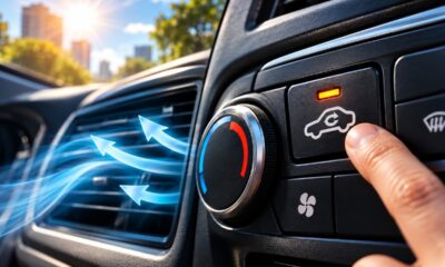O botão de recirculação do ar no painel do carro tem uma função que muitos motoristas ignoram e pode mudar a eficiência do ar-condicionado