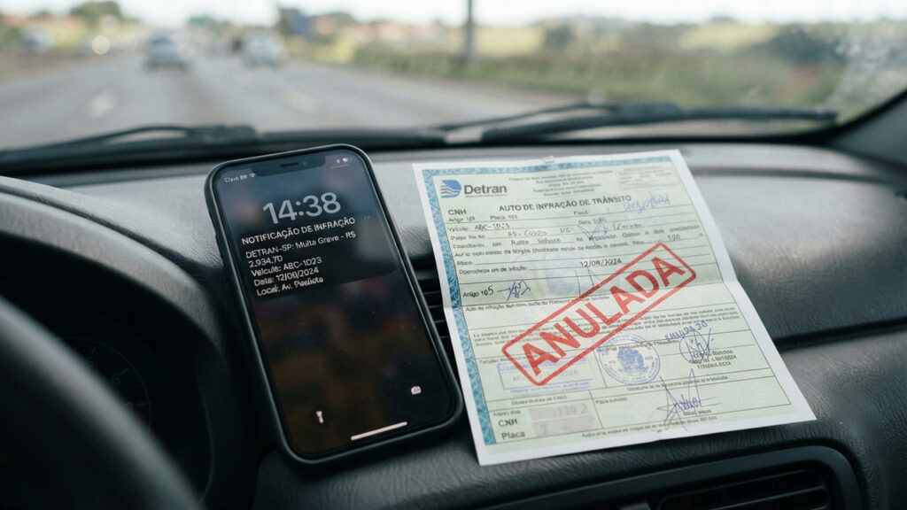 Motorista leva multa de R$ 2.934 por recusa do bafômetro sem sinais de embriaguez e tribunal anula a pontuação por falta de laudo do agente