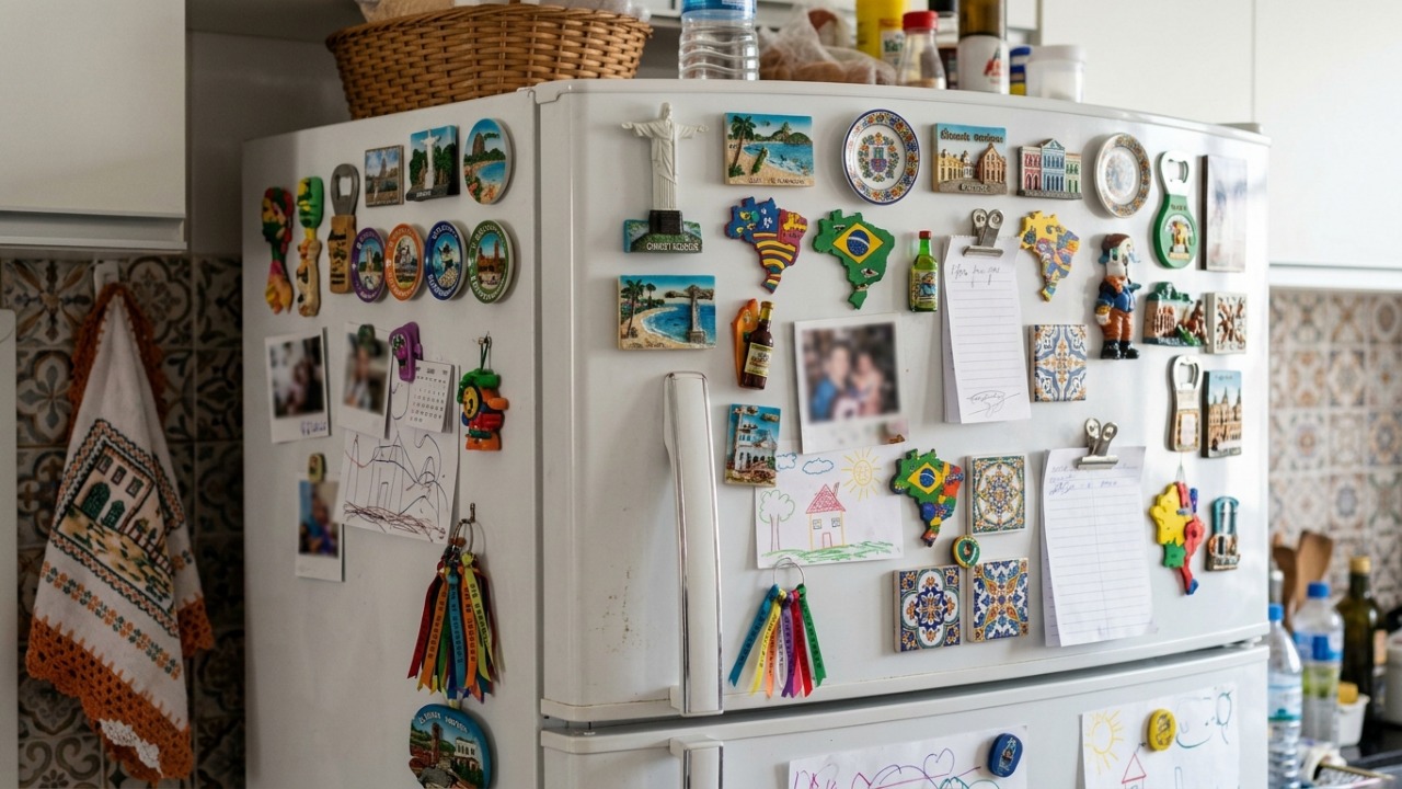 Especialistas em psicologia concordam: “Quem enche a geladeira de ímãs pode não estar apenas decorando a cozinha, mas preservando lembranças que ajudam a construir a própria identidade”