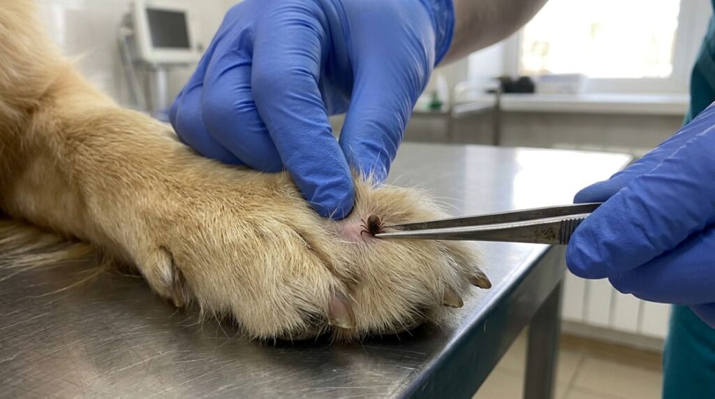 Pequeno e difícil de perceber: o carrapato com uma estrela nas costas que pode representar um perigo para cães e gatos