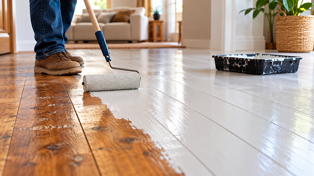Antes de trocar o piso de madeira, veja esta alternativa: pintura pode renovar quarto, sala ou corredor e transformar completamente o ambiente sem substituir o revestimento