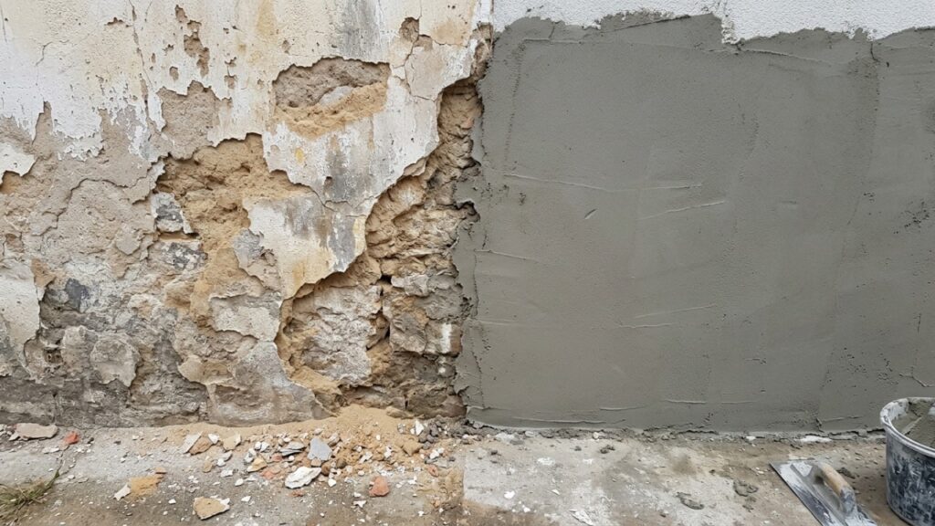 Pedreiros experientes alertam: "Se o reboco esfarela quando você passa a mão, não adianta apenas cobrir com massa e pintar de novo, porque o problema pode estar na própria base da parede"