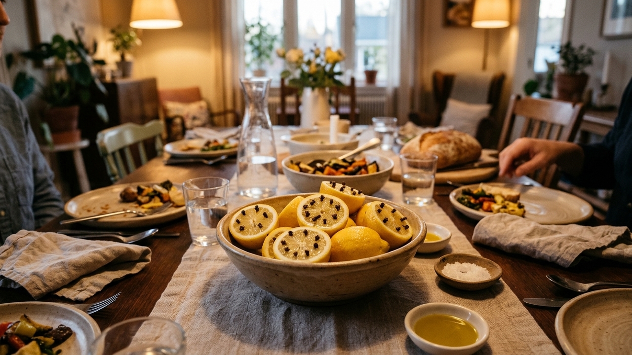 Moscas rodeando a mesa de jantar? O truque aromático caseiro para colocar no centro da mesa e afastar os insetos durante as refeições