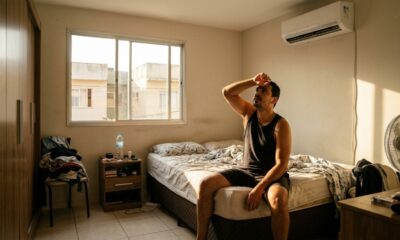 Morador instala um ar-condicionado no quarto para dormir melhor e descobre a capacidade mínima em BTUs exigida pelo tamanho do cômodo
