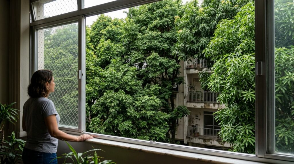 Vizinho planta fileira de árvores altas para tapar a vista do apartamento ao lado por disputa de vaga, perde ação por abuso de direito e é obrigado a podar