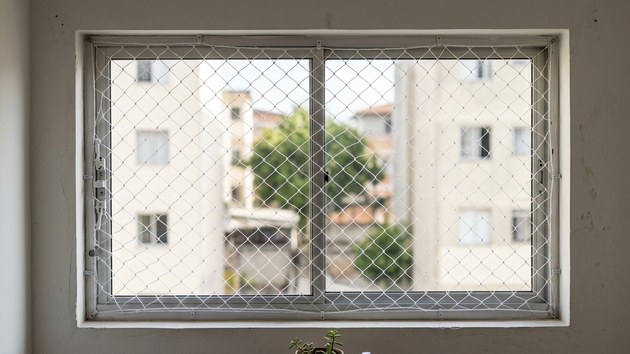 Tela na janela para crianças exige atenção a este detalhe