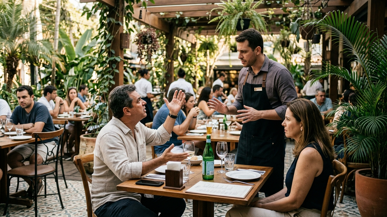 Restaurante exige consumo mínimo de R$ 150 por pessoa para mesa externa e Procon autua o local após denúncia de venda casada ilegal