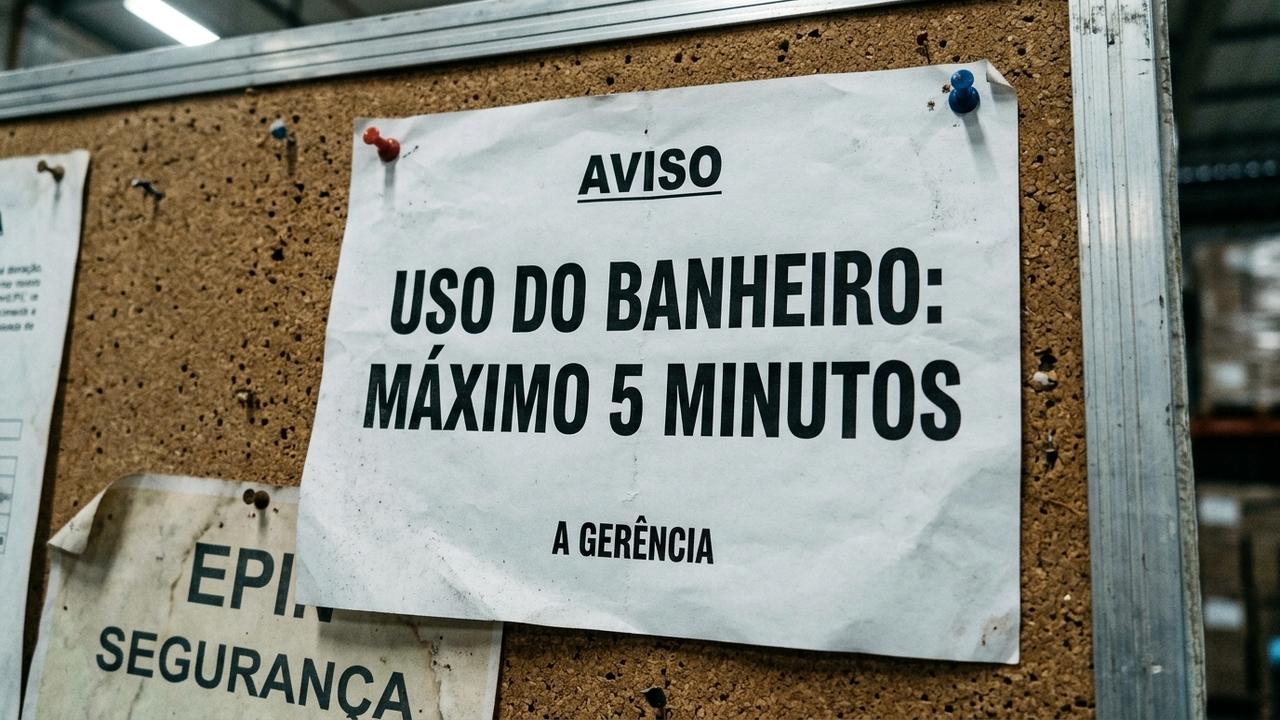 Empresa restringe idas ao banheiro a apenas 5 minutos por turno e Justiça condena estabelecimento a pagar R$ 50 mil em danos morais