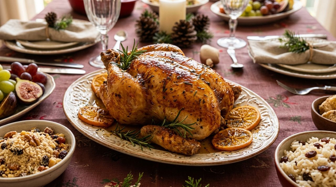 Nem peru, nem tender: o frango assado com laranja e ervas que pode ser a estrela da ceia de Natal gastando muito menos