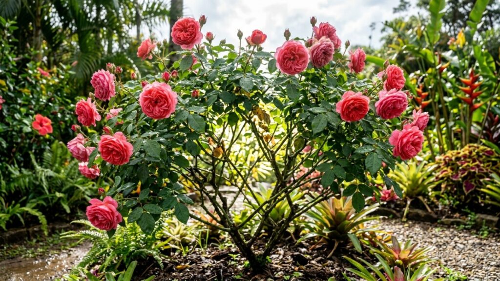 Nem só rega e sol: especialistas em jardinagem explicam por que a circulação de ar entre os galhos também pode fazer diferença na saúde do rosal