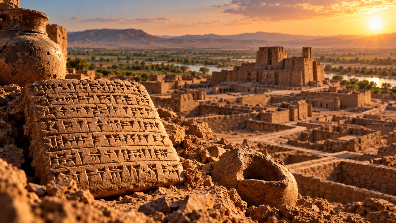 Arqueólogos encontram uma antiga cidade escondida sob séculos de sedimentos e revelam como os vestígios preservados podem reconstruir a rotina de uma civilização esquecida