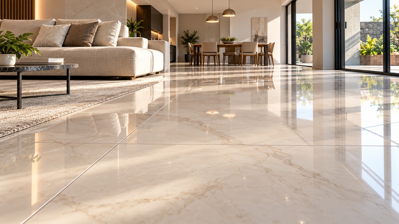 Morador substitui o piso antigo por porcelanato de grandes formatos e descobre como o tamanho das peças, o alinhamento das juntas e o acabamento transformam completamente a aparência dos ambientes