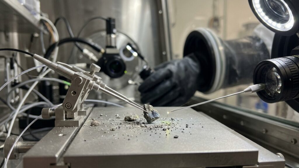 Em 1970, astronautas da Apollo trouxeram rochas da Lua para a Terra e, mais de 50 anos depois, cientistas ainda abrem amostras que ficaram lacradas de propósito à espera de tecnologia melhor