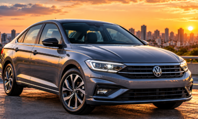 Custa menos que um Toyota Corolla e entrega motor turbo: sedã 2021 da Volkswagen tem câmbio automático de 6 marchas, porta-malas de 521 litros e equipamentos que chamam atenção no mercado de usados