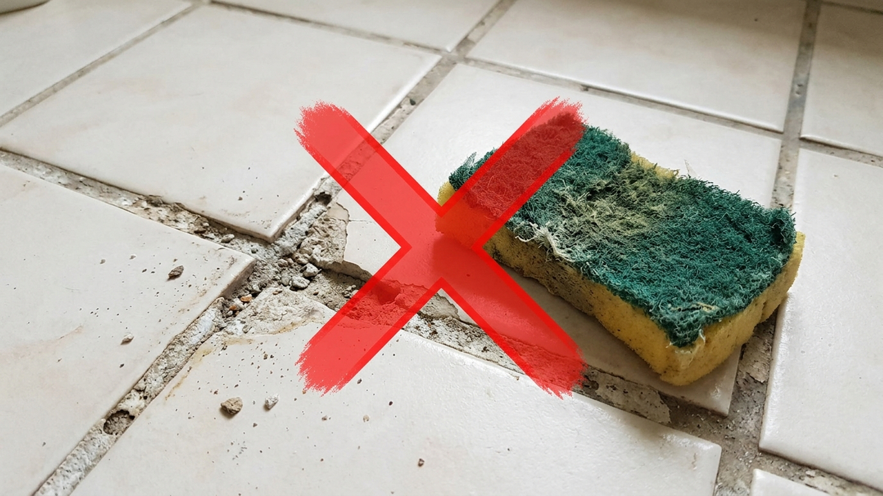 Sem esfregar com força, nem estragar o esmalte: a melhor forma de tirar a gordura incrustada do rejunte do piso da cozinha em minutos