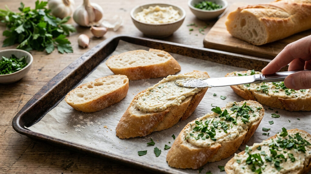 Sem jogar pão duro fora: a receita simples para fazer pão de alho caseiro crocante e cremoso aproveitando sobras da véspera