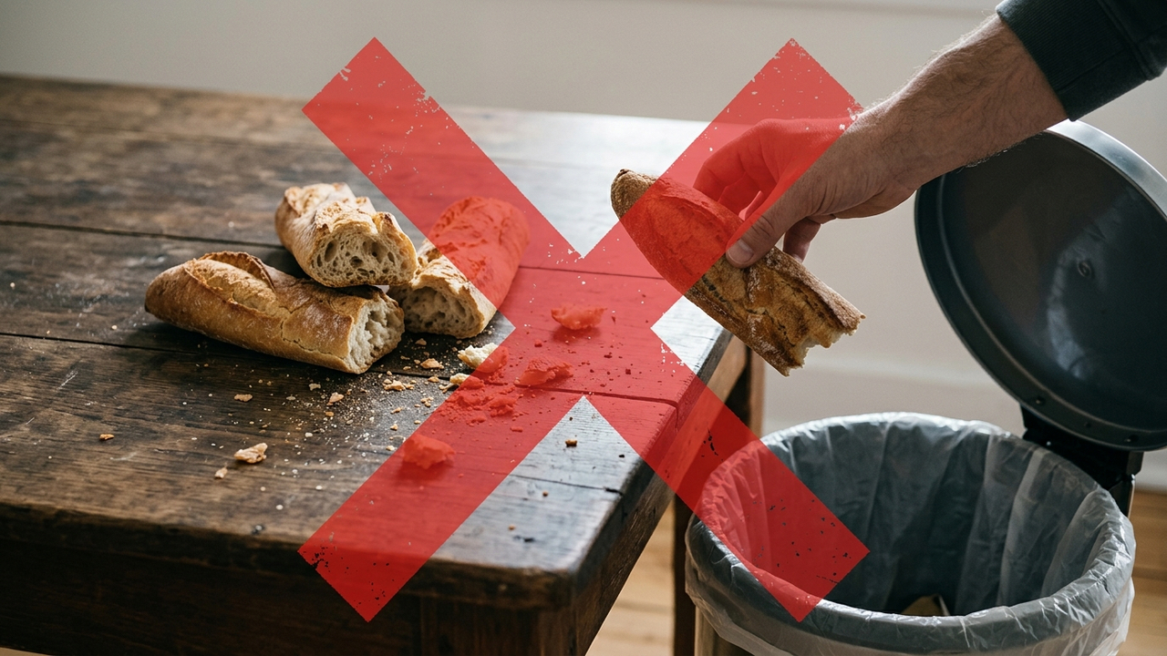 Sem jogar pão duro fora: a receita simples para fazer pão de alho caseiro crocante e cremoso aproveitando sobras da véspera