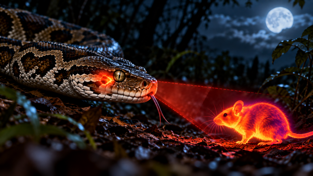Cobras que parecem comuns escondem um dos sentidos mais impressionantes da natureza e conseguem localizar suas presas mesmo quando a escuridão torna a visão praticamente inútil