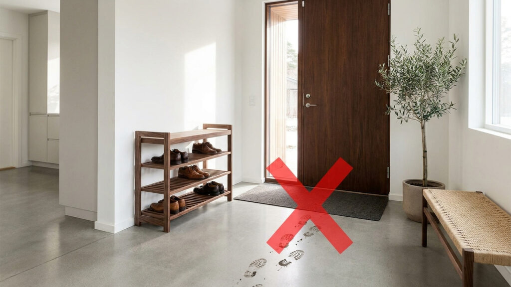 Adeus sujeira da rua dentro de casa: a nova tendência da sapateira de entrada para barrar impurezas e germes logo na porta do imóvel