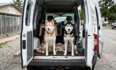 Huskies de abrigo são sedados para eutanásia, mas acordam para uma segunda chance e protagonizam uma história emocionante de sobrevivência