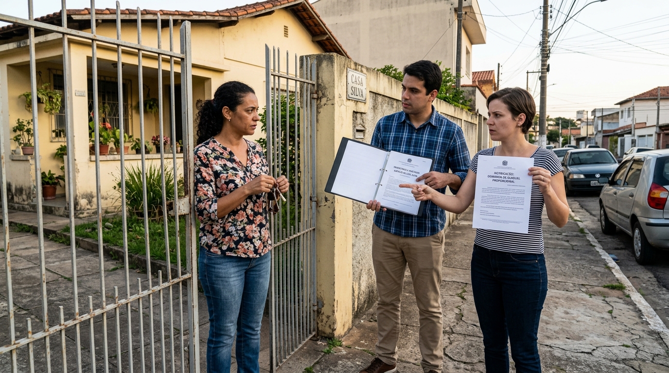 Pai deixa a casa para três filhos, um deles mora no imóvel sozinho há 8 anos sem pagar nada e os irmãos descobrem que podem cobrar aluguel proporcional