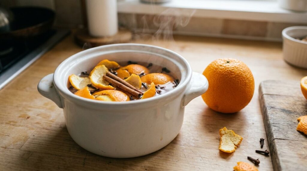 Cozinheiras concordam: para a casa cheirar a Natal, basta ferver casca de laranja, canela e cravo por 10 minutos