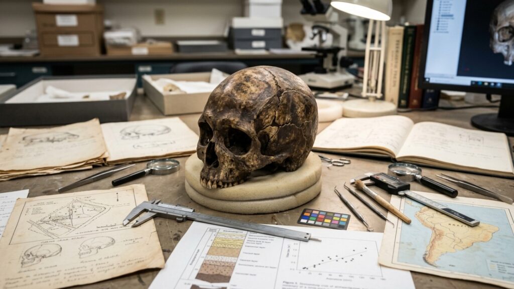 O fóssil humano mais antigo das Américas foi encontrado em Minas Gerais, tem cerca de 11 mil anos e sobreviveu até ao incêndio que destruiu o Museu Nacional em 2018