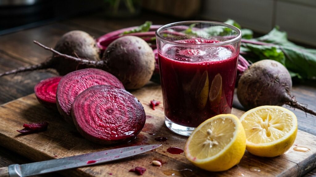 Beterraba e limão no liquidificador: para que serve a combinação e por que atletas tomam antes de correr