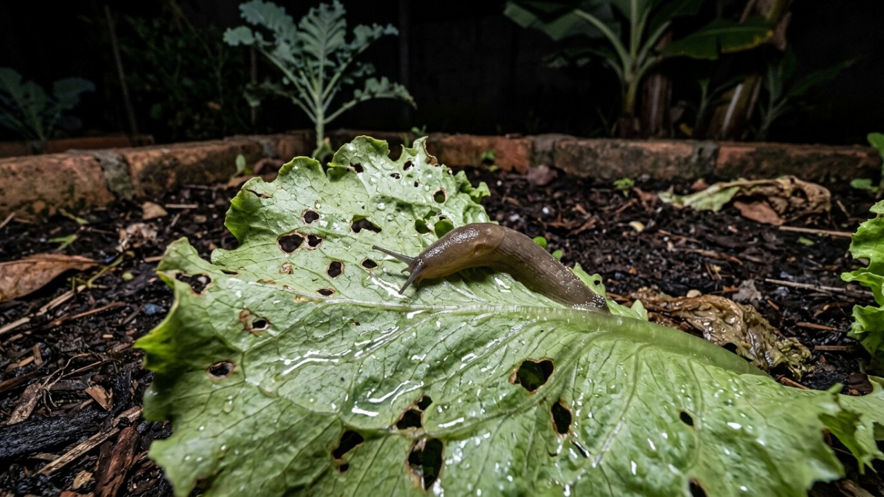 Nem casca de ovo nem cinzas: especialistas em jardinagem explicam o que realmente pode ajudar a proteger a horta contra lesmas e caracóis que destroem as plantas durante a noite