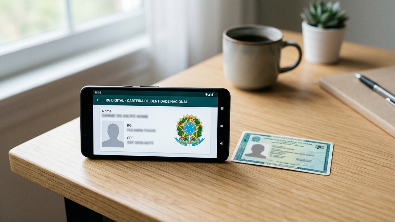O passo a passo para ter a identidade no celular