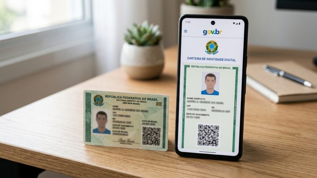 O passo a passo para ter a identidade no celular