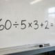 Sem papel e sem calculadora: tente resolver 60 ÷ 5 × 3 + 2 de cabeça sem se confundir