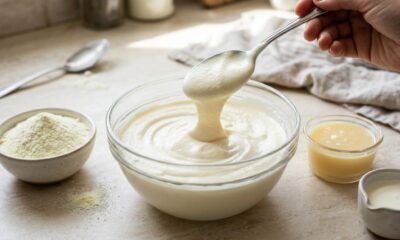 Misturar leite em pó com leite condensado e creme de leite: como preparar um creme de Ninho que fica pronto em minutos e combina com qualquer sobremesa