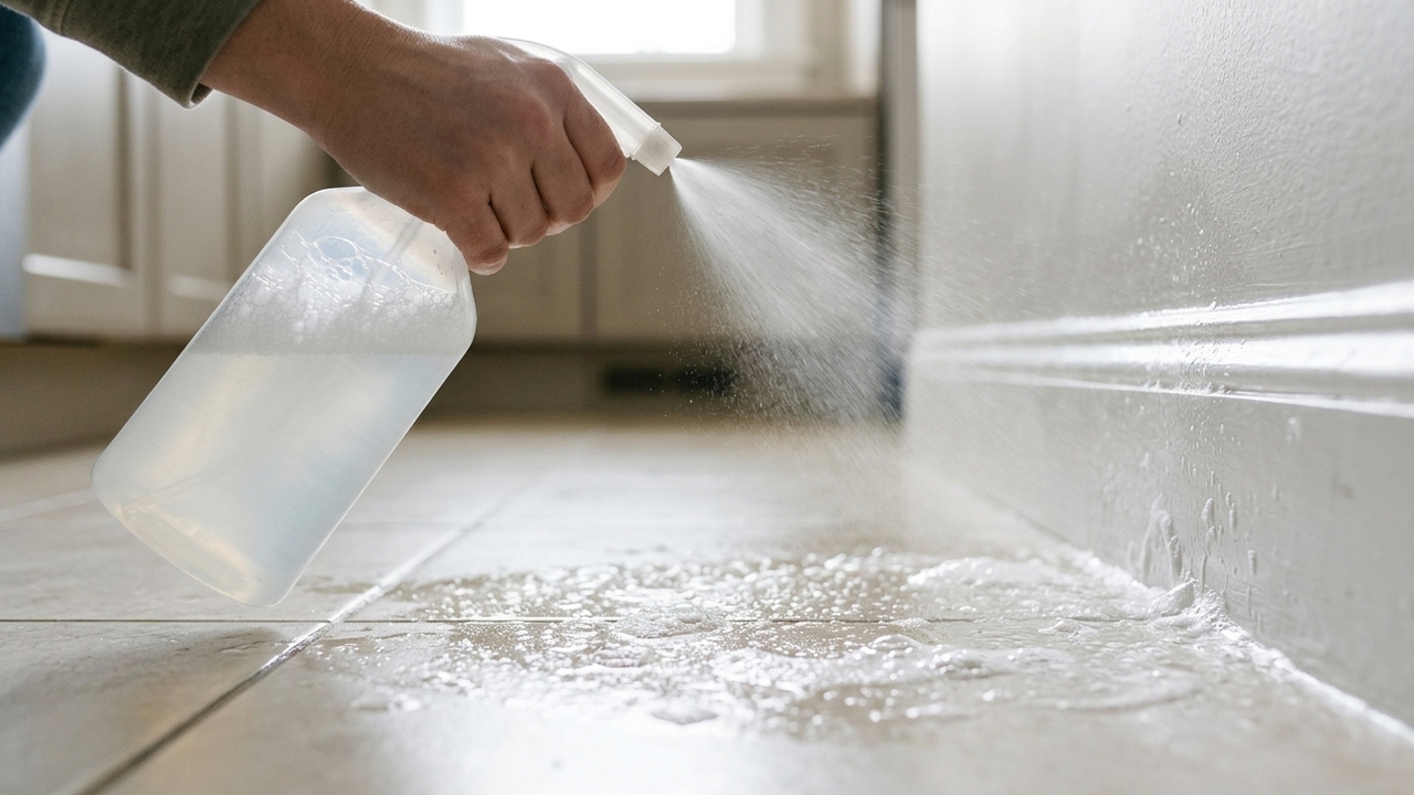 O spray simples de dois ingredientes que você tem na pia e imobiliza baratas na hora sem precisar usar venenos tóxicos